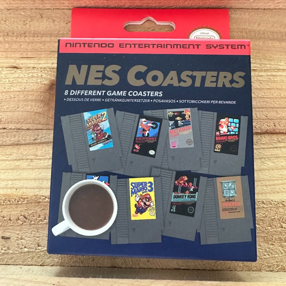 NWT NES Coasters Pack of 8